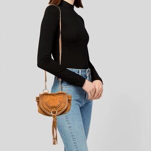 See by Chloe Collins Suede Leather Boho Crossbody Bag